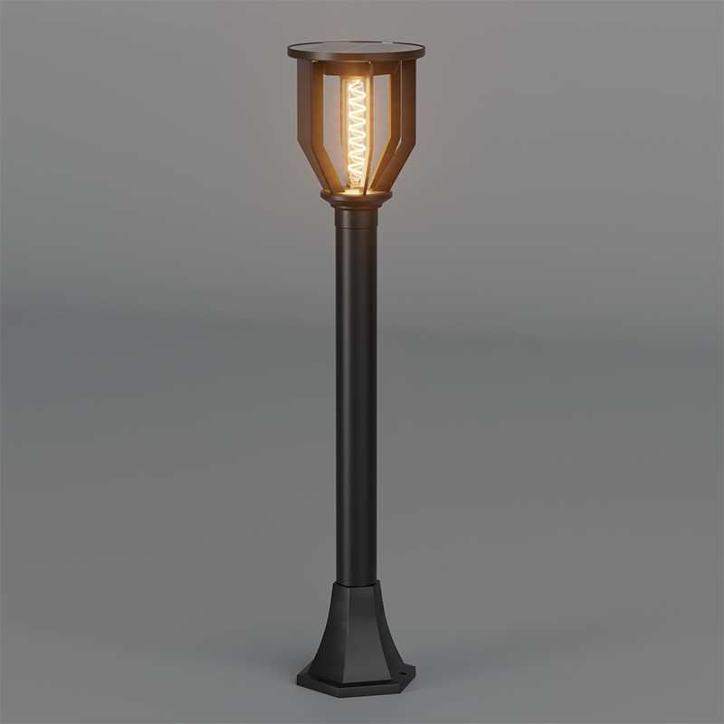 PY-LED GR C04 Lampada solare da giardino rotonda superiore