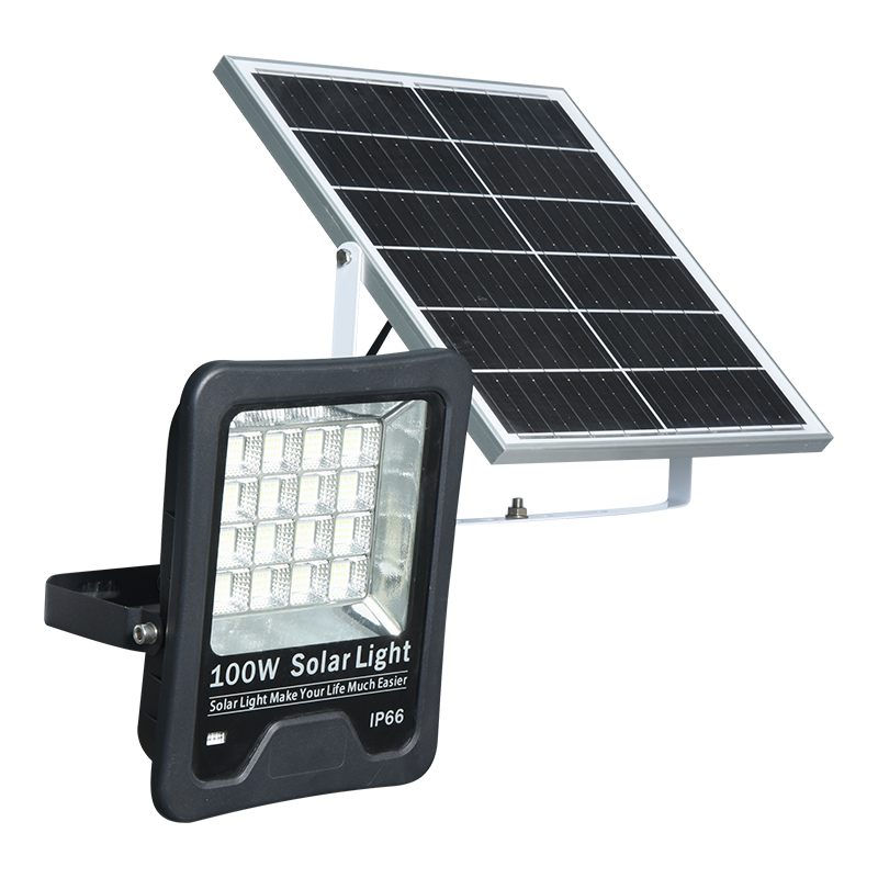 PY-SLFL20-100W Proiettore solare con batteria agli ioni di litio