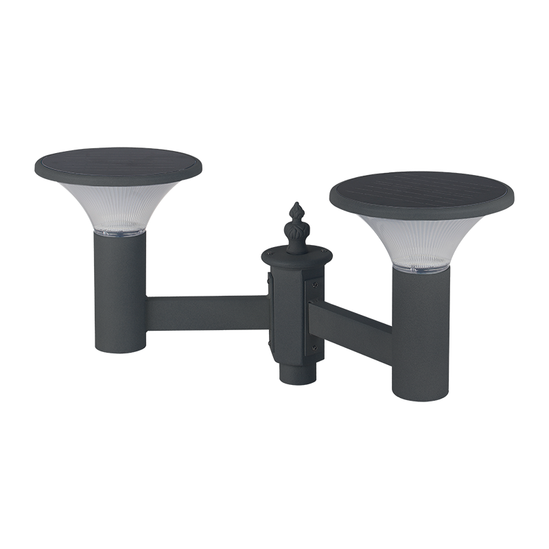 PY-SG018-16W Lampada solare da giardino a doppia lampadina