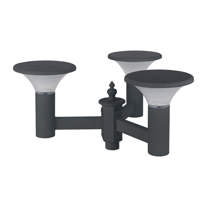 PY-SG018-24W Lampada solare da giardino a tre lampadine