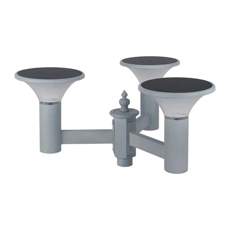 PY-SG018-24W Lampada solare da giardino a tre lampadine